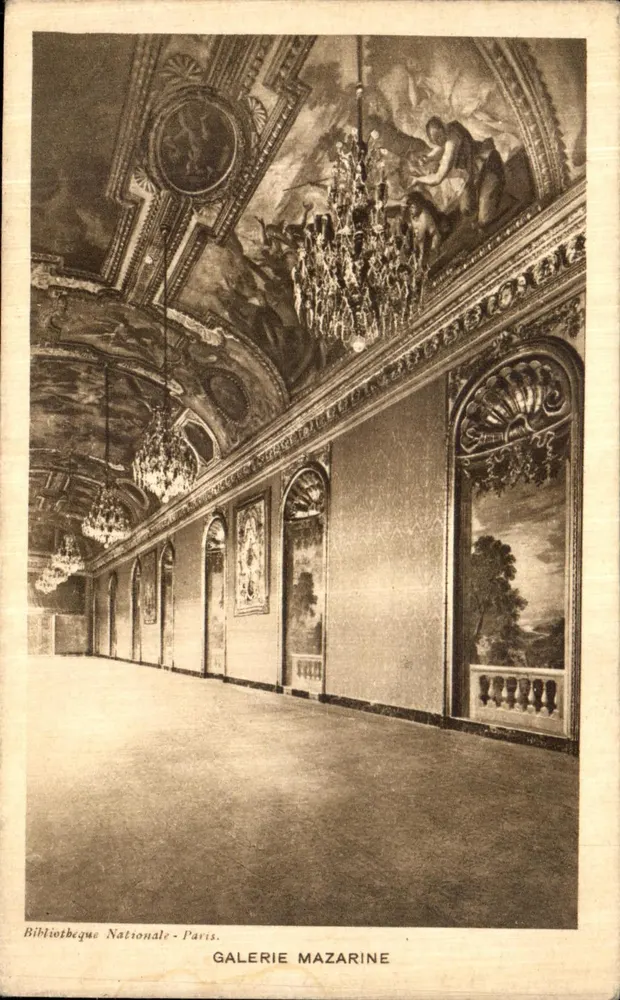 Galerie Mazarine — Bibliothèque Nationale — Paris — Édition A.K.R. Paris - Vorderseite