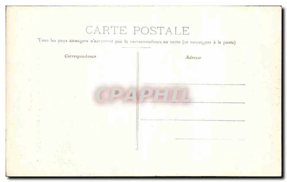 YÉZELAY — Die Ruinen der Alten Abtei in der Nähe der Kirche — Pothain, Verlag Avallon - Rückseite