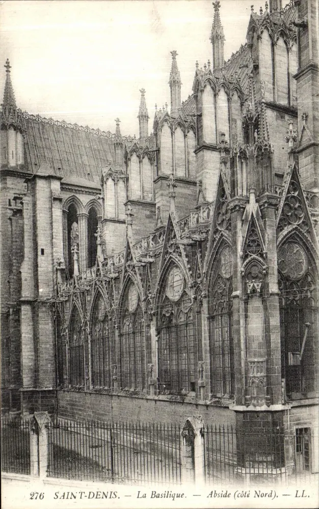 Saint-Denis — A Basílica — Abside (lado Norte) — LL. — n° 276 - Frente