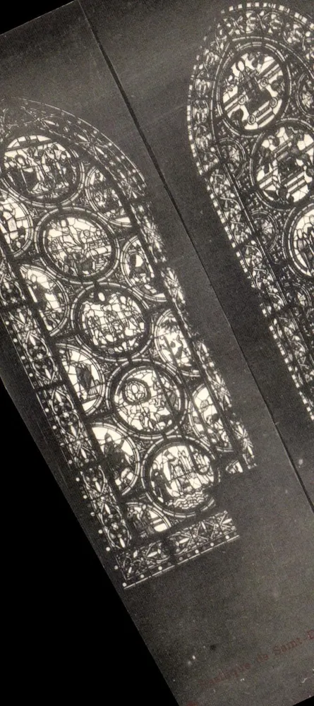 Vidros da igreja de São Pedro — detalhe — editor desconhecido, série 1 - Frente
