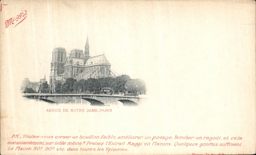 Abside de Notre-Dame — Paris — Maggi - Frente