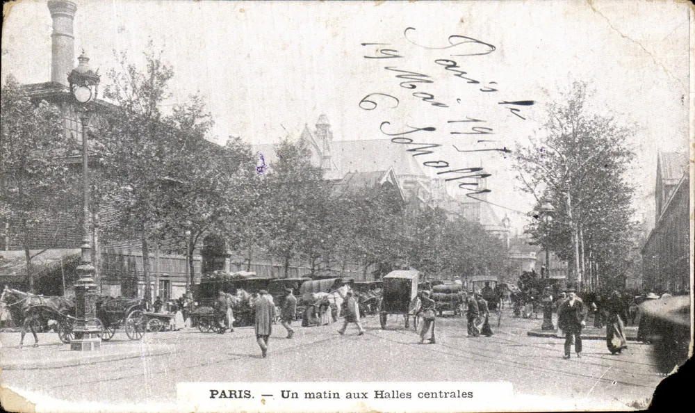 Paris — Un matin aux Halles centrales — éditeur non visible - Frente
