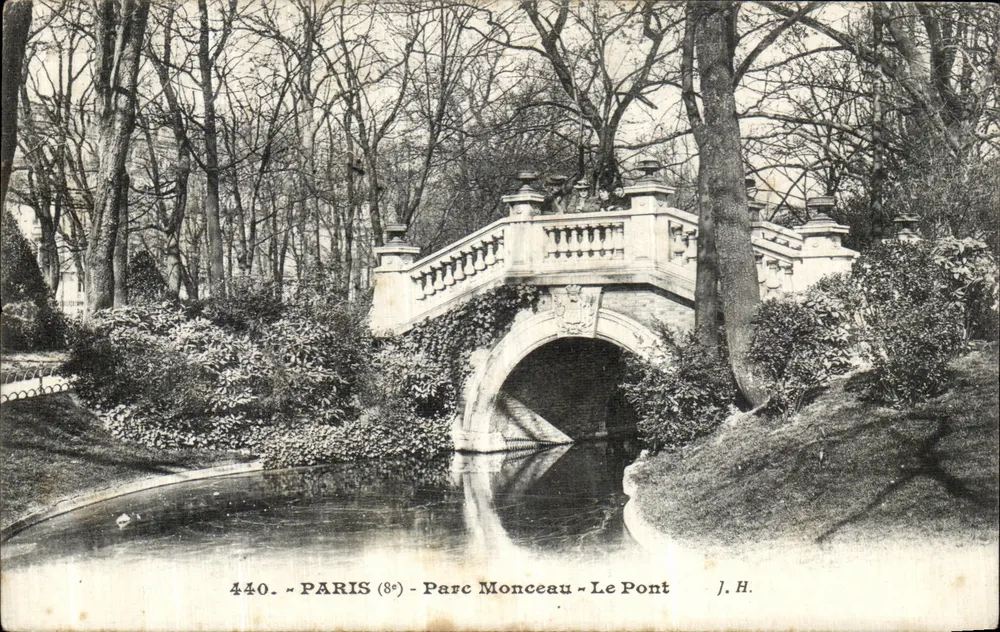 PARIS (8e) - Parc Monceau - O Ponte — J. H. n° 440 - Frente