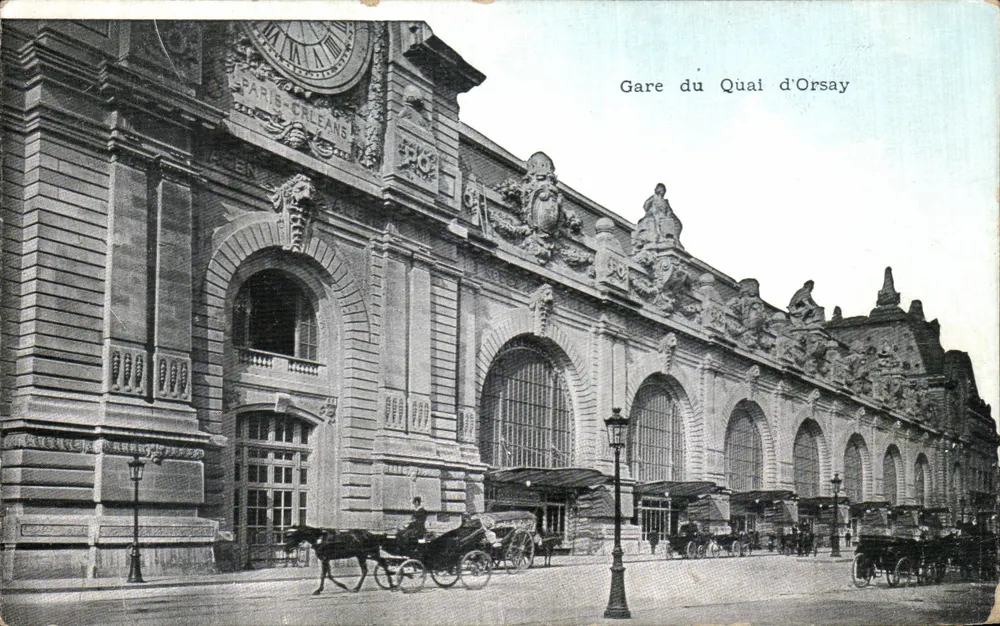 Estación del Quai d'Orsay — París — editor no identificado, número de serie no visible - Anverso