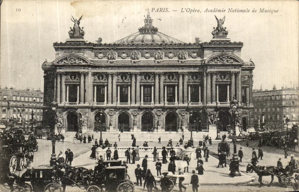 Paris — Das Opernhaus, Nationale Akademie der Musik — D. Pichon, n°10 - Vorderseite