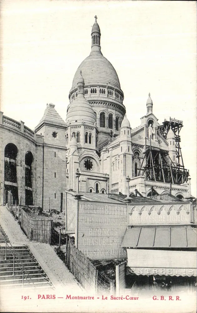 Paris — Montmartre — O Coração Sagrado — G.B.R.R. - Frente