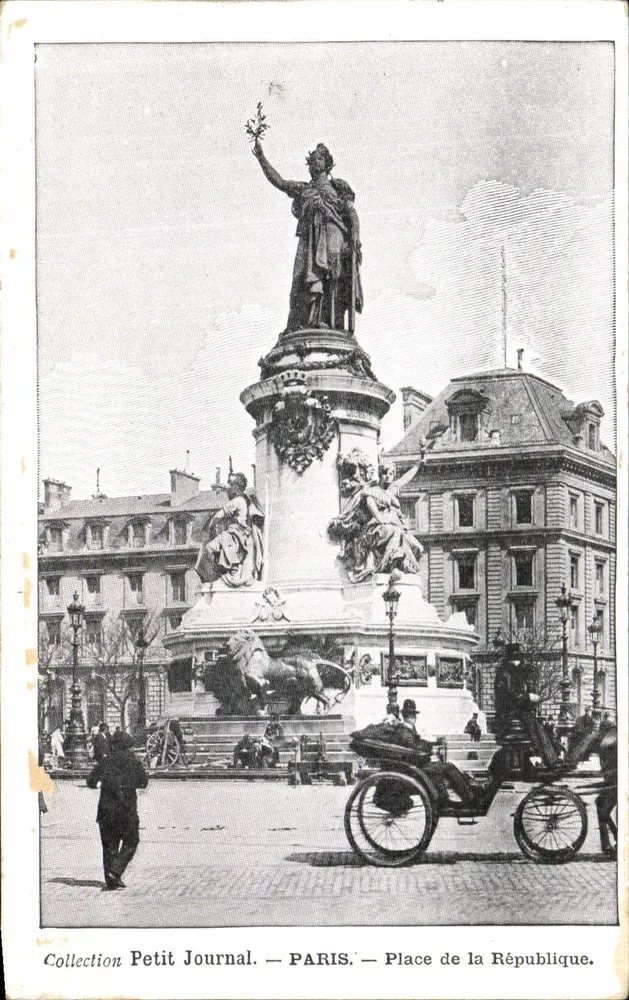 Place de la République — Monument de la République — Collection Petit Journal - Frente