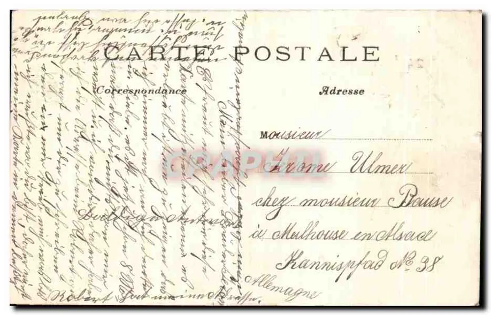 Paris — Fontaine Carpeaux — Avenue de l’Observatoire — C.M. - Rückseite