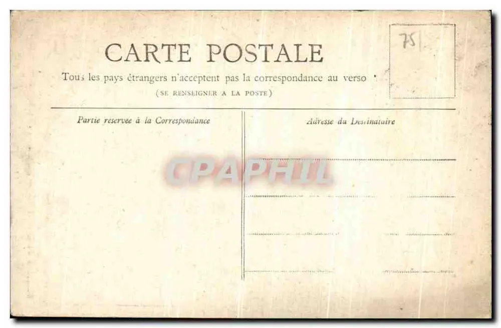 Paris — Die Porte Saint-Denis — Sammlung Petit Journal - Rückseite