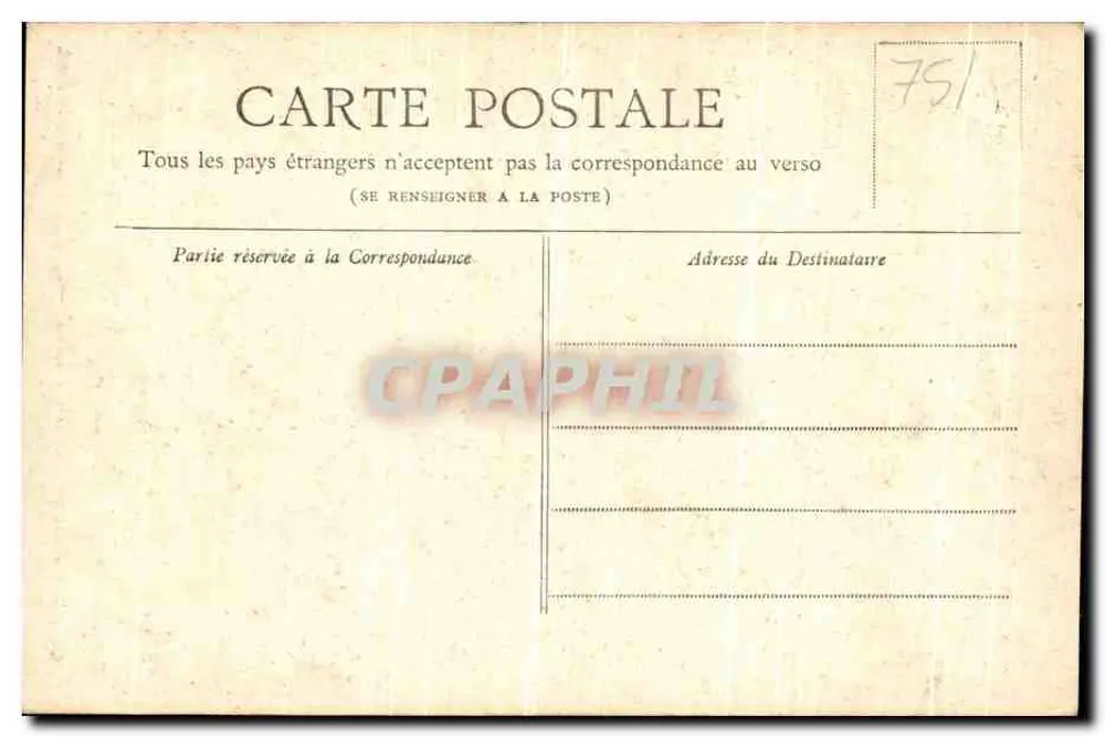 Paris — Kirche Saint-Etienne-du-Mont — Sammlung Petit Journal - Rückseite