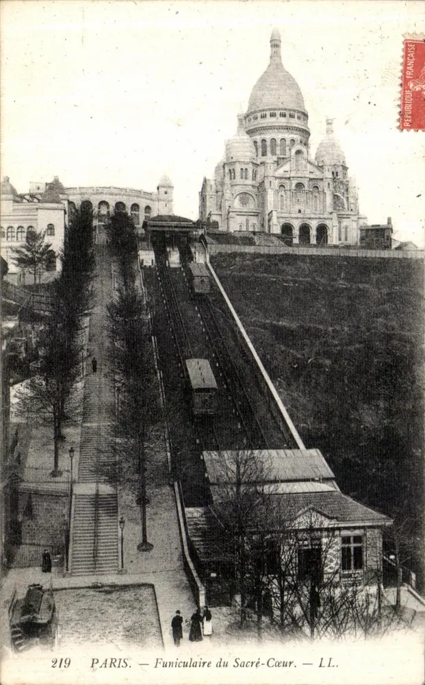 Paris — Funicular des Sacré-Cœur — LL. — n° 219 - Vorderseite