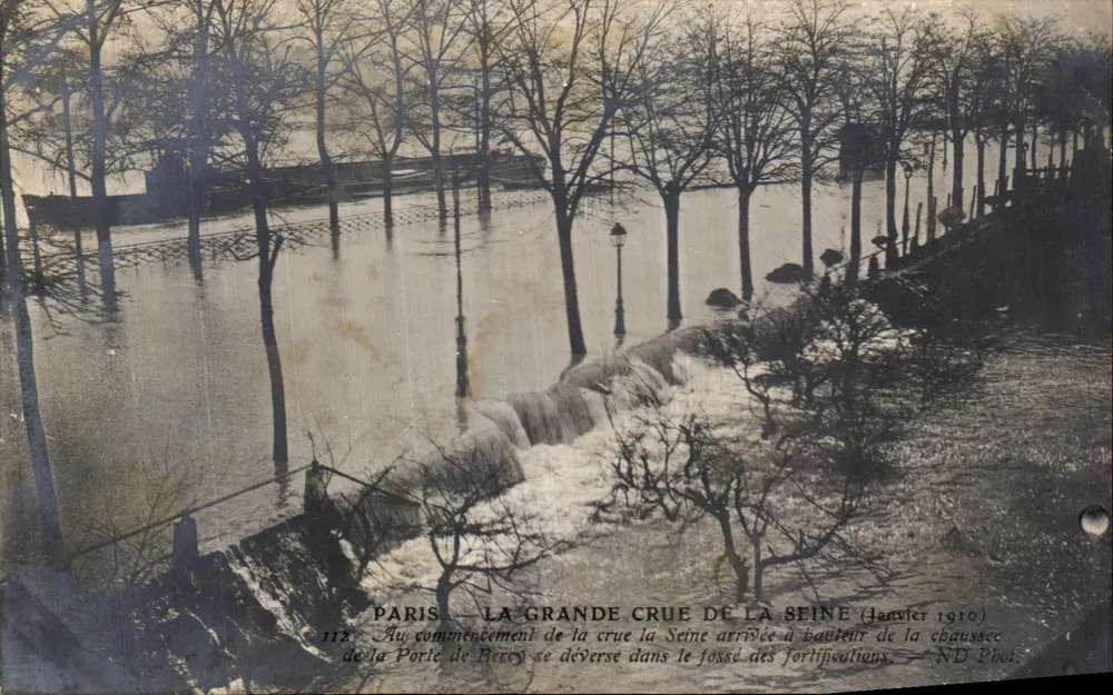 Paris — Die große Flut der Seine (Januar 1910) — ND Phot. n°112 - Vorderseite