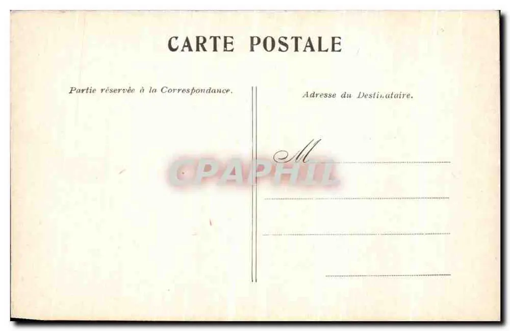 París — Lafontaine (Auteuil) — estatua de ángel y león - Reverso