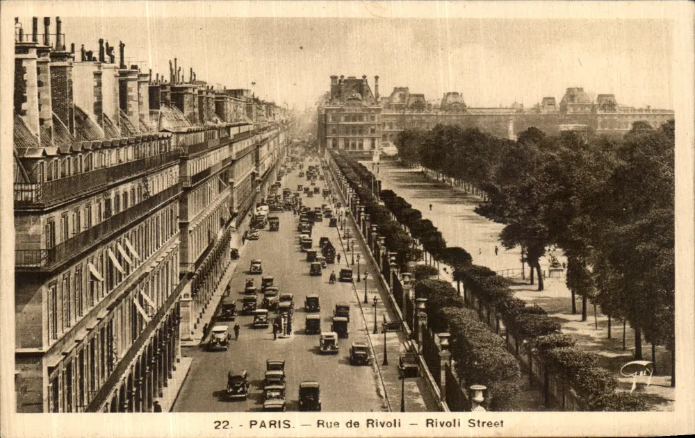 Paris — Rue de Rivoli — Rivoli Street — n°22 - Frente