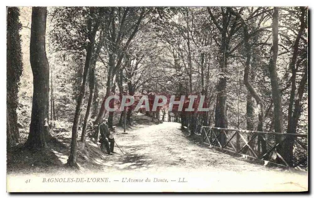Bagnolles-de-l'Orne — Die Avenue du Dante — LL. — n°41 - Vorderseite