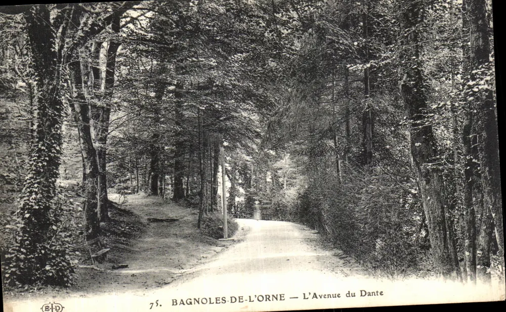 Bagnoles-de-l'Orne — Die Dante Avenue — Verlag E.D. Nr. 75 - Vorderseite