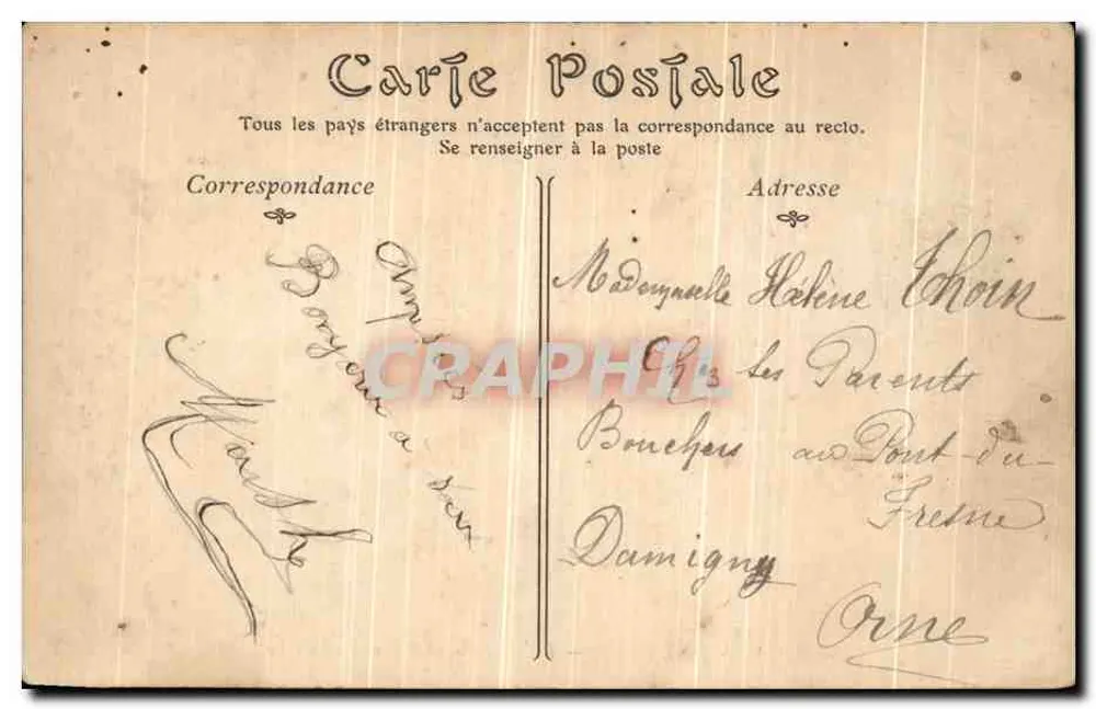 Bagnolles-de-l'Orne — Das Thermalbad vom Felsen aus gesehen — ND Phot - Rückseite