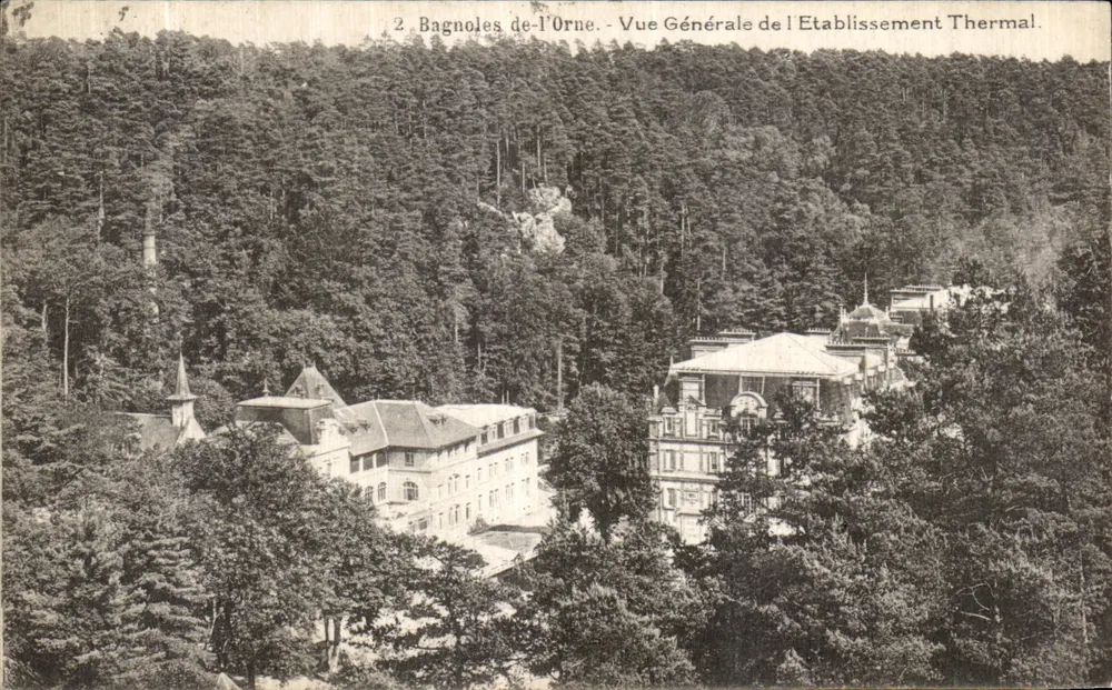 Bagnoles-de-l'Orne — Allgemeiner Blick auf die Kurstadt — A. Dupuy - Vorderseite