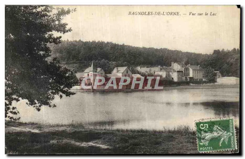 Bagnolles-de-l'Orne — Blick auf den See — Verleger unbekannt - Vorderseite