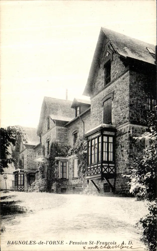 Bagnolles-de-l'Orne - Pension St-François A.D. - Machambre - Recto