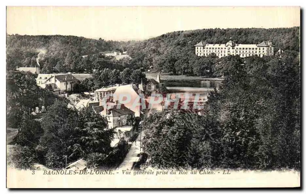 Bagnoles-de-l'Orne — Allgemeiner Blick vom Roc au Chien — LL - Vorderseite
