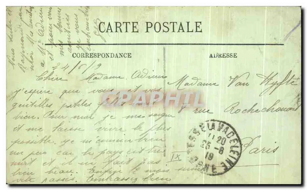 Bagnolles-de-l'Orne — Route de Tessé-la-Madeleine — L.L. - Rückseite