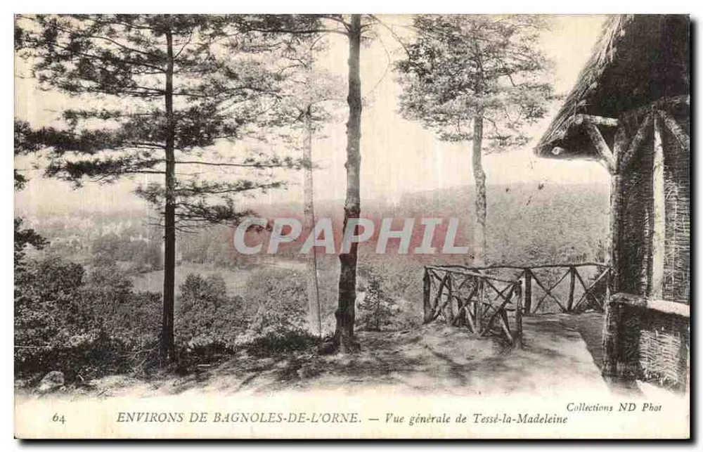 Umgebung von Bagnoles-de-l'Orne — Allgemeiner Blick auf Tessé-la-Madeleine — Collections ND Phot - Vorderseite