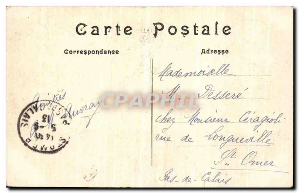 Bagnoles-de-l'Orne — Der Janolin-Unterschlupf, Aussicht auf Tessé-la-Madeleine — Verlag Ravinet - Rückseite
