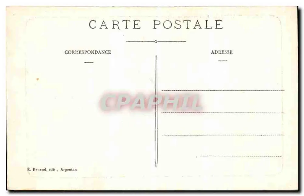Bagnolles-de-l'Orne — Im Park des Thermalbetriebs — E. Roussael, Argentan, n°1016 - Rückseite