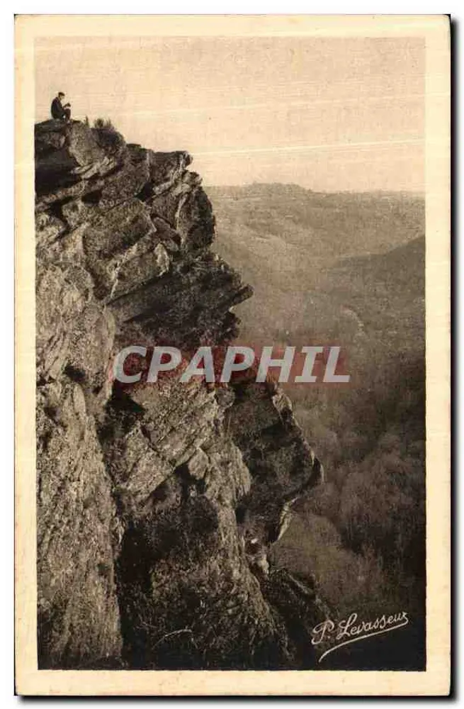 Die Felsen von Oëtre — Panoramablick — P. Levasséus - Vorderseite