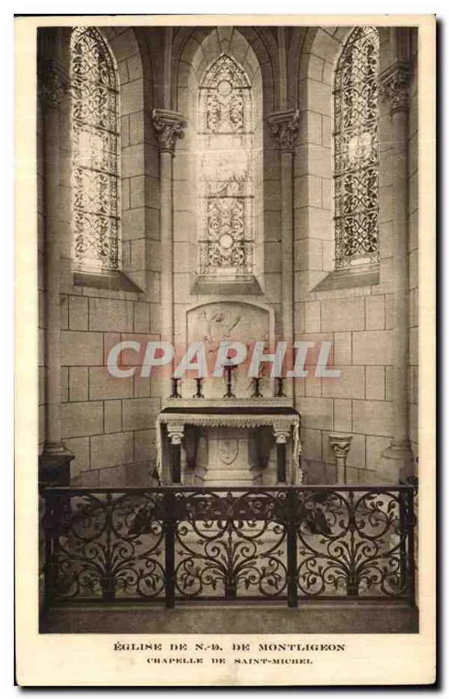 Kirche Notre-Dame de Montligeon — Kapelle Saint-Michel — De Gerval, Verlag Paris - Vorderseite