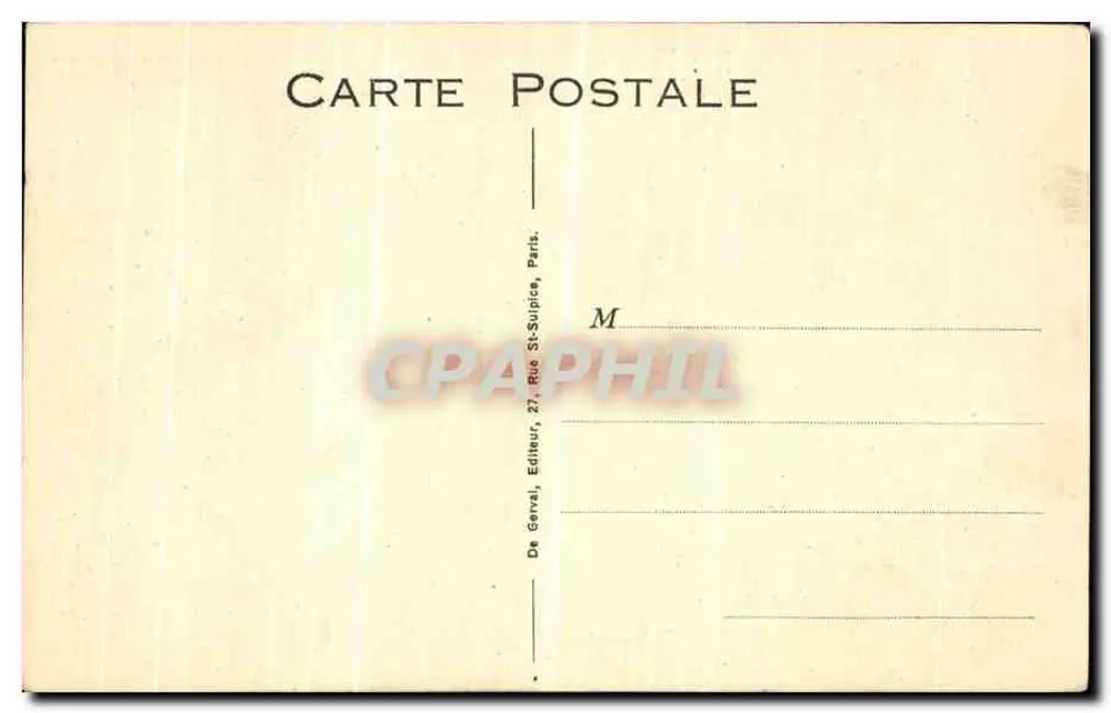 Kirche Notre-Dame de Montligeon — Kapelle Saint-Michel — De Gerval, Verlag Paris - Rückseite