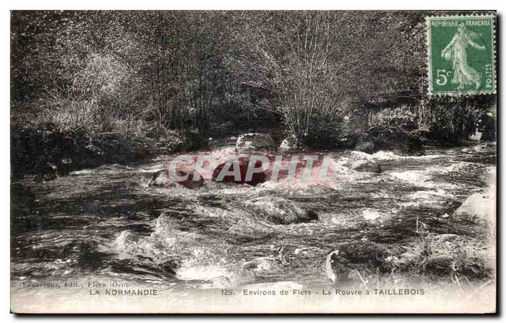 Okolice Fliers - La Rouvre w Taillebois — Legrasse, wyd., Fliers (Orne) — n°129 - Awers