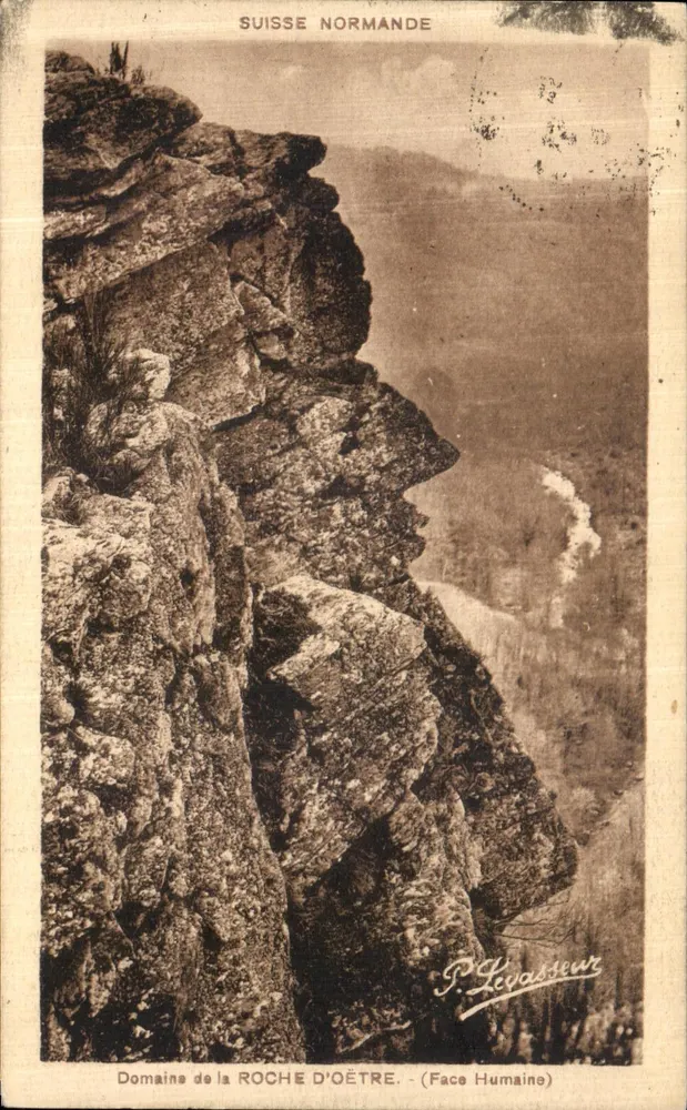 Domínios da Roche d'Oêtre — Face Humaine — P. Levassœur - Frente