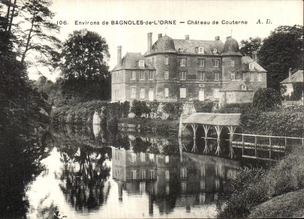 Environs de BAGNOLES-de-L'ORNE — Château de Couterne — A. D. - Frente