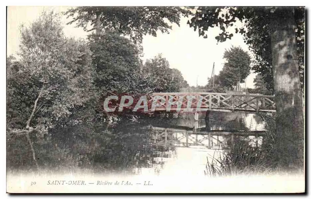 Saint-Omer — Rivière de l'Au — LL. - Frente