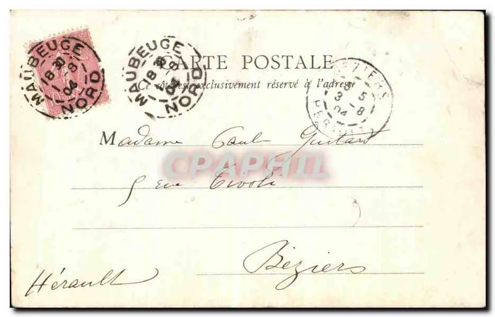 Saint-Omer — Mathurin (vue de face) — éditeur B.F. Paris, n° 166 - Verso