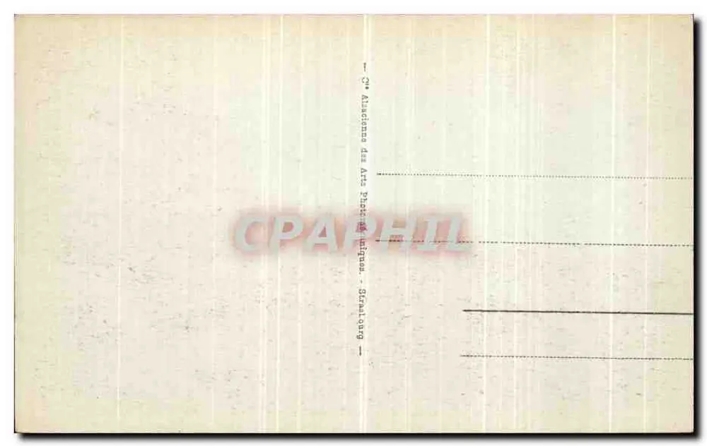 Wimereux - Das Grand Hotel und die Villen — Verlag: Allocaume des Arts Plastiques - Straßburg, Nr. 65 - Rückseite