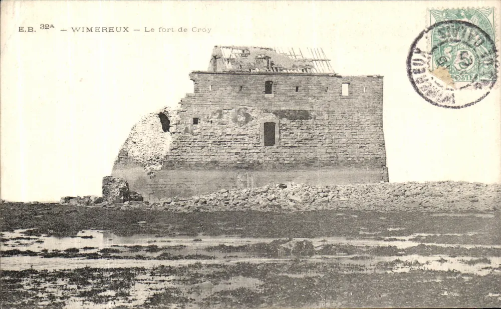 Wimereux — O forte de Croy — E.B. 32A - Frente