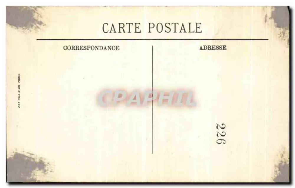 Abtei Mont-St-Éloy — Ruinen nach dem Bombardement — Visé Paris n° 584 - Rückseite