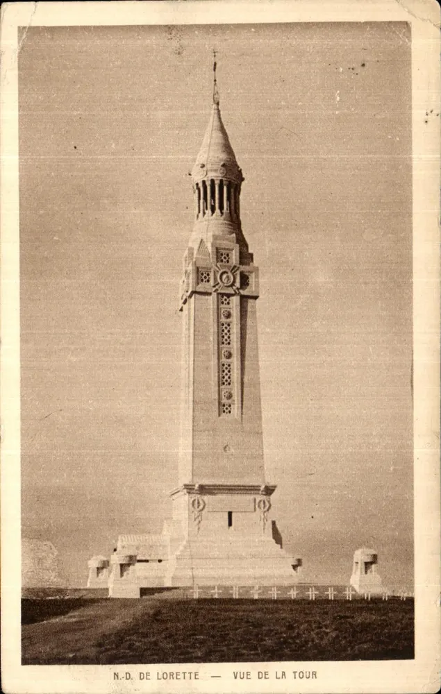 N.-D. de Lorette — Vista da torre - Frente