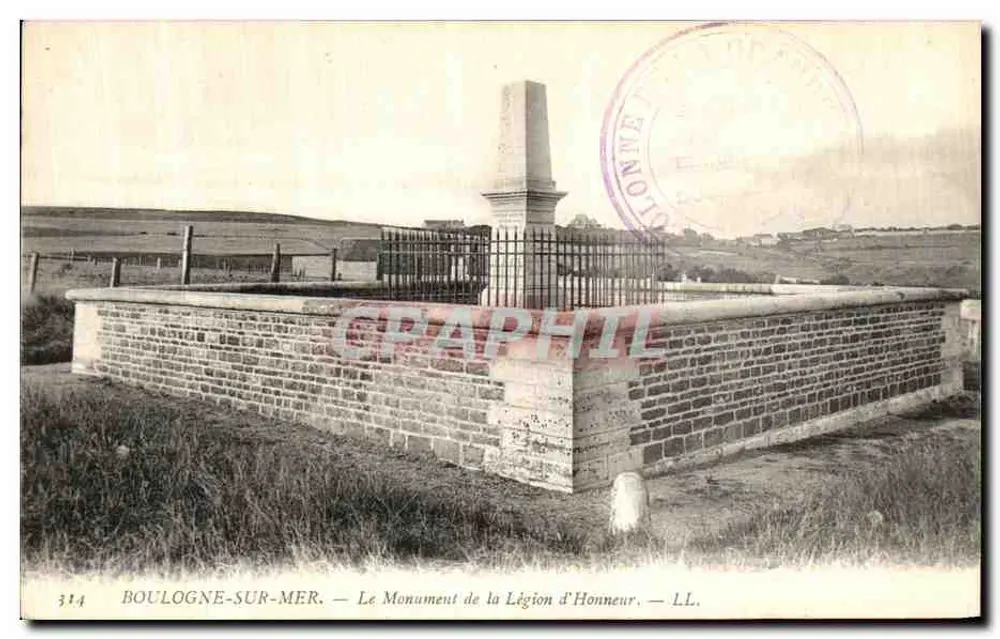 Boulogne-sur-Mer — Den Monument der Ehrenlegion — LL. — Graphil - Vorderseite