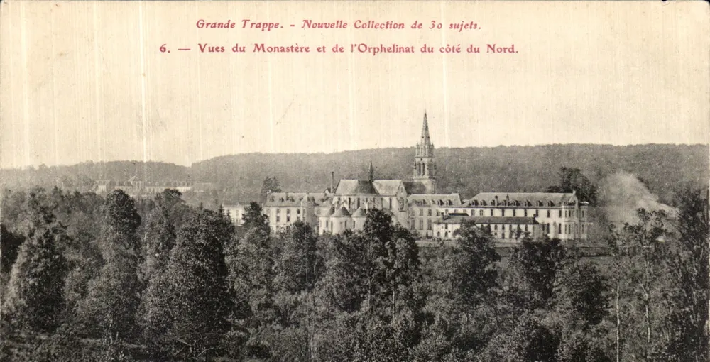 Grande Trappe — Ansicht des Klosters und Waisenhauses von der Nordseite — Neue Sammlung von 30 Motiven, Nr. 6 - Vorderseite