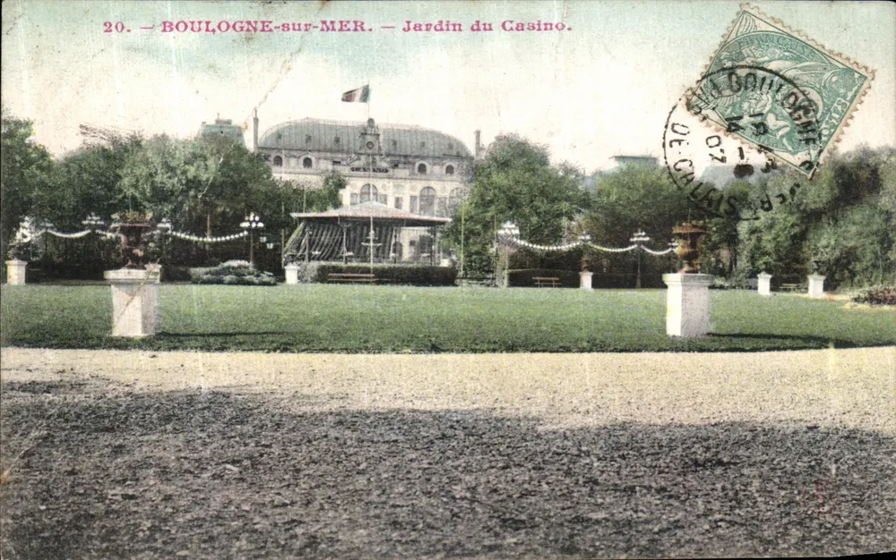Boulogne-sur-Mer — Jardin du Casino — anonymer Verlag, n° 20 - Vorderseite