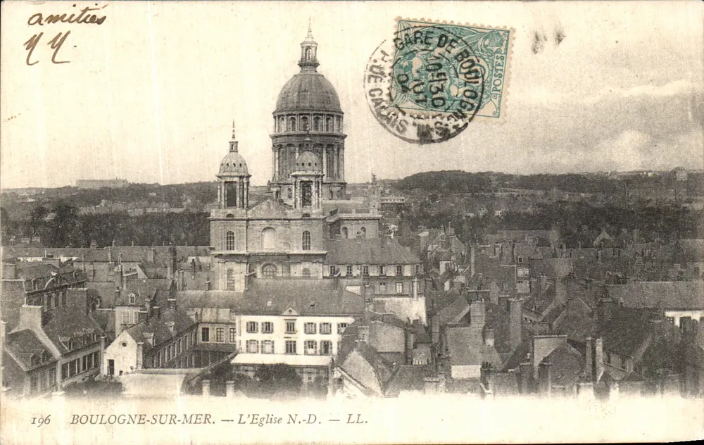 Boulogne-sur-Mer — A Igreja Nossa Senhora — LL. - Frente