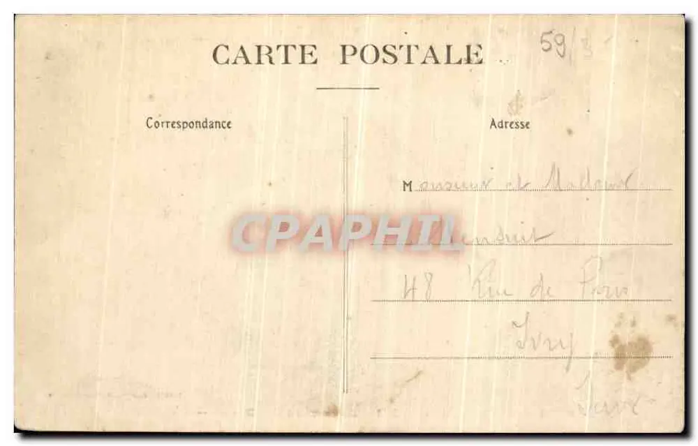 Boulogne-sur-Mer — Boulevard Ste-Beuve — Grosse Mer — Verlag Sietenard - Rückseite