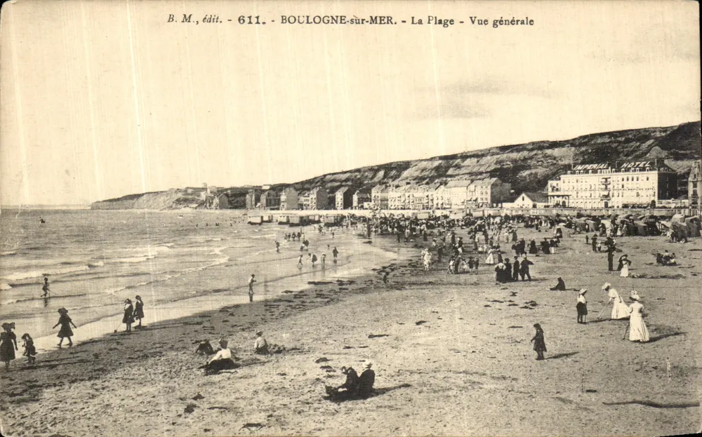 Boulogne-sur-Mer - Der Strand - Allgemeiner Blick — B.M., Verlag - 611 - Vorderseite