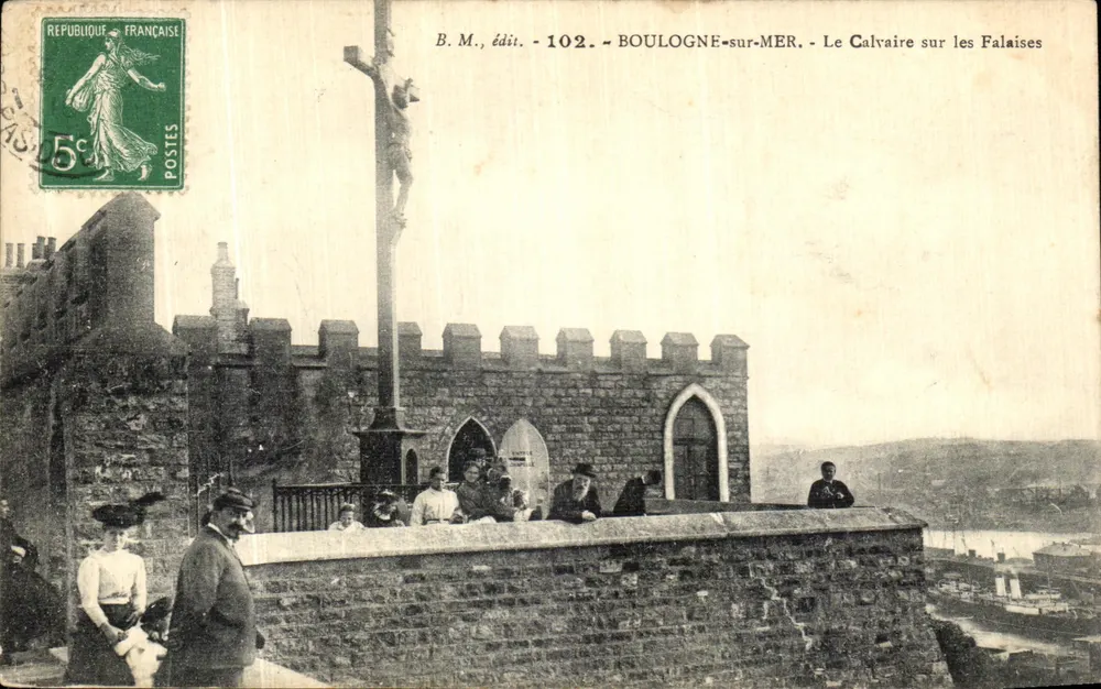 Boulogne-sur-Mer — Der Calvaire auf den Klippen — B.M., Verlag - 102 - Vorderseite
