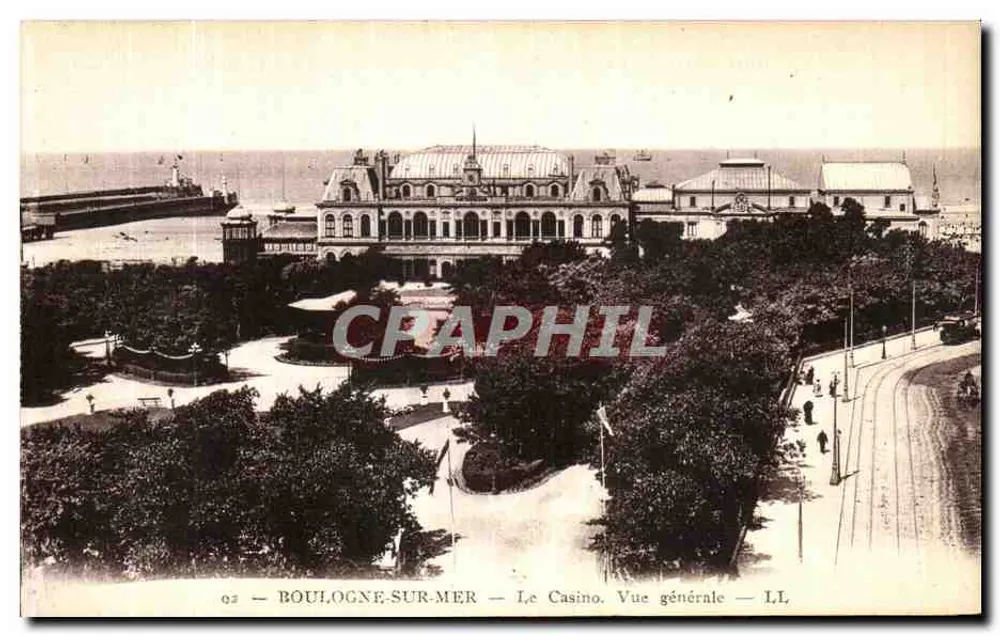 Boulogne-sur-Mer — Das Casino. Allgemeiner Blick — I.L. - Vorderseite