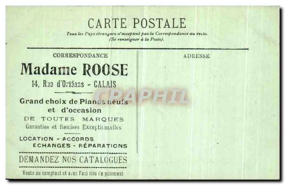 Boulogne-sur-Mer — Die Gärten des Casinos — LL. - Rückseite